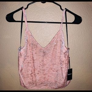 Forever 21 light pink crop top